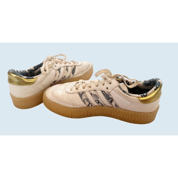 ADIDAS Sambrose Chinese New Year Platform Sneaker Size 5 - Picture 6 of 8